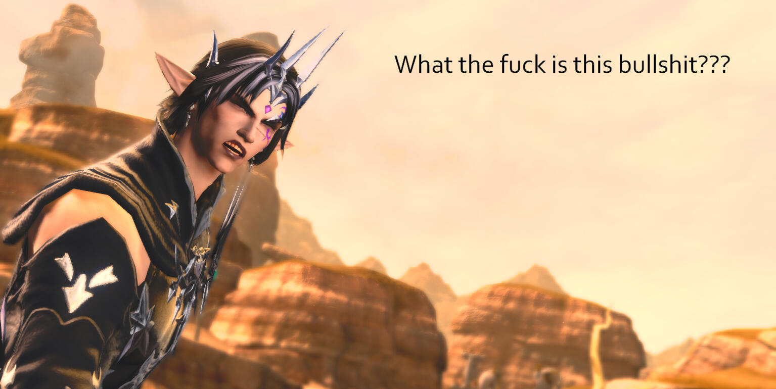 Morn' does not like the heat.