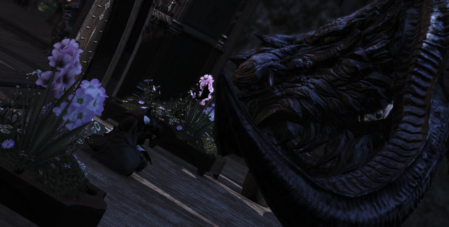 Morn' receiving word from Hraesvelgr of Ysayle's death.