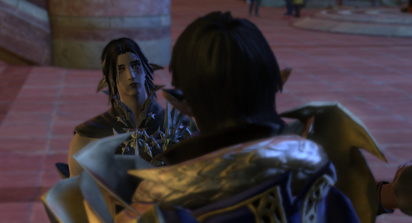 Morn' learning that, yes, the Lord Commander DOES recall what you did to that statue of Thordan...